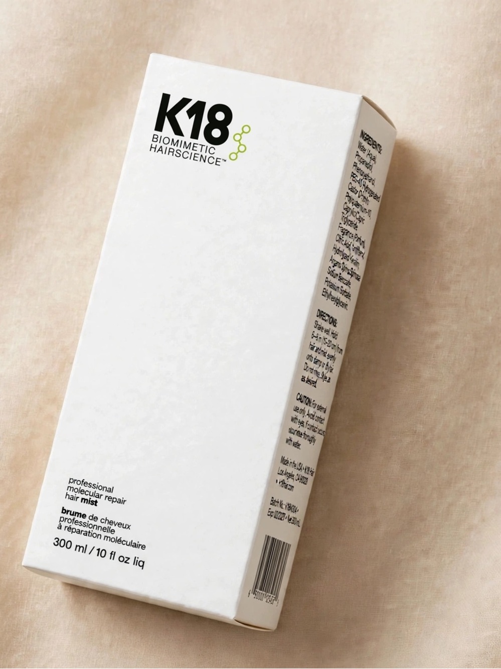 K18 Pro Molecular Repair Mist 300ml - Salon Back-Bar Sealed